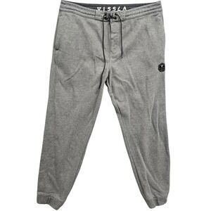 Vissla Sofa Surfer All Sevens Mens XXL Gray‎ Fleece Jogger Sweatpants Comfy